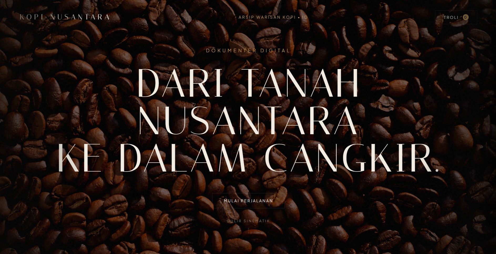 Website Kopi Nusantara